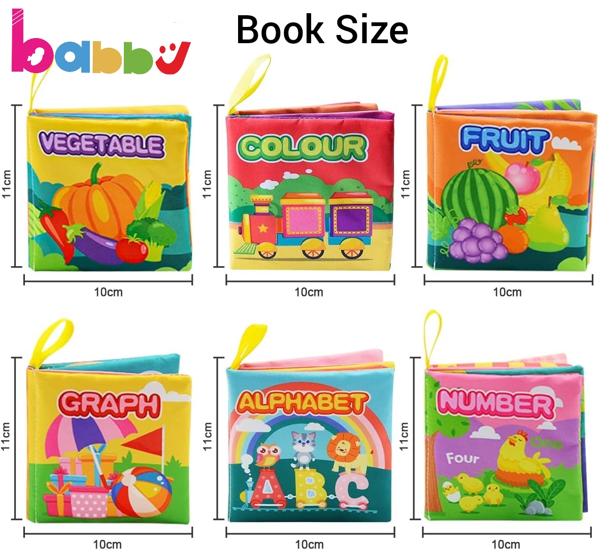 Washable Cloth Book 1 pis