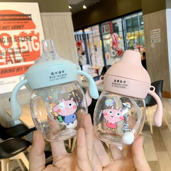 Slicone 350ml Nipple Kids Water Bottle/Mom pot -1pcs