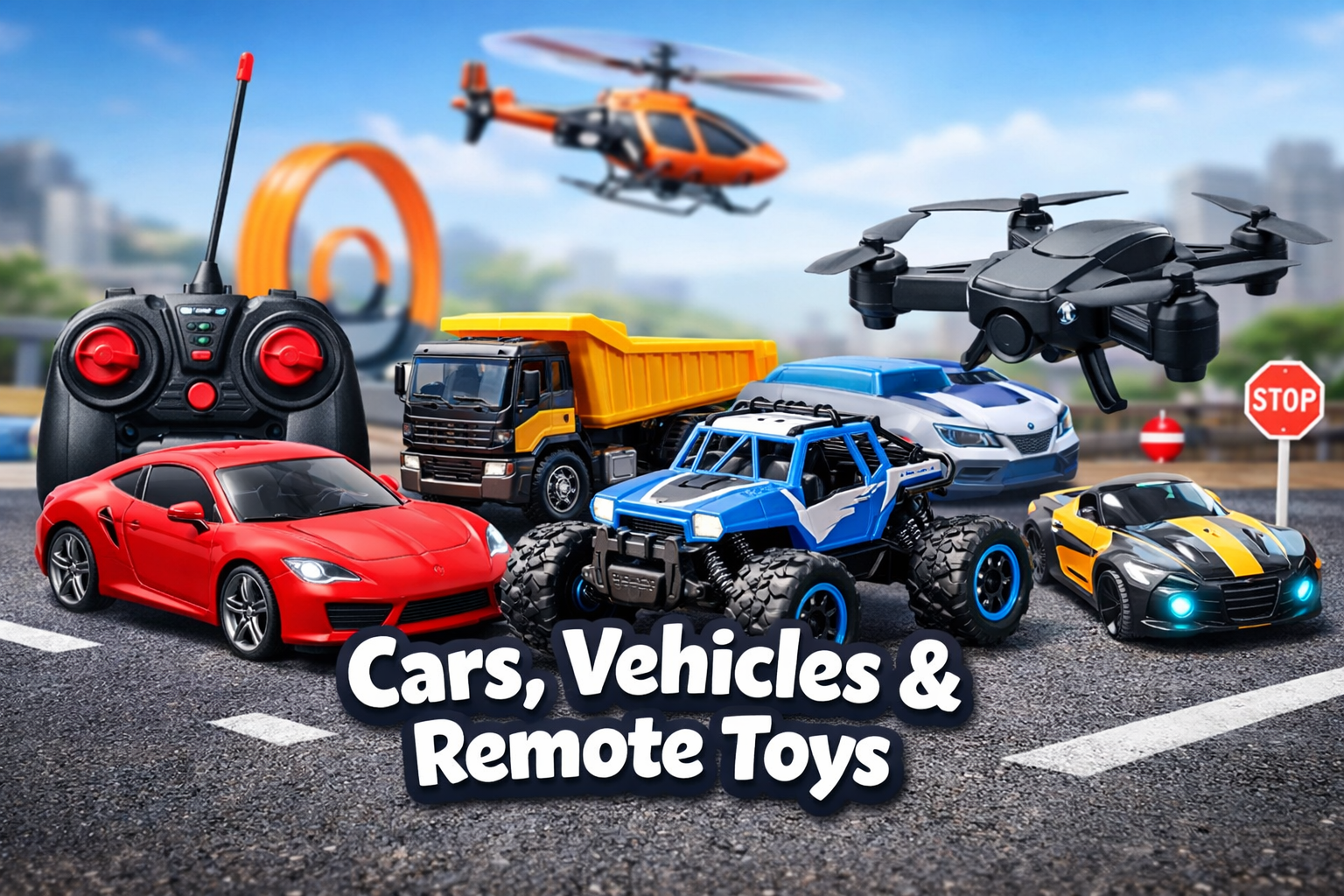 🚗  Cars, Vehicles & Remote Toys