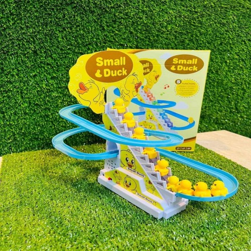 9-Pcs Small Duck Chase & Race Track Set