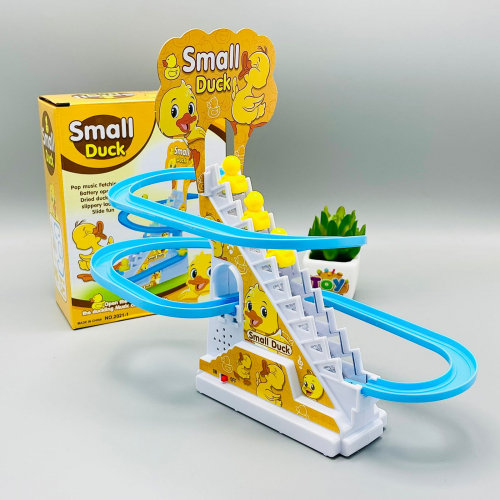 9-Pcs Small Duck Chase & Race Track Set