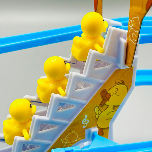 9-Pcs Small Duck Chase & Race Track Set